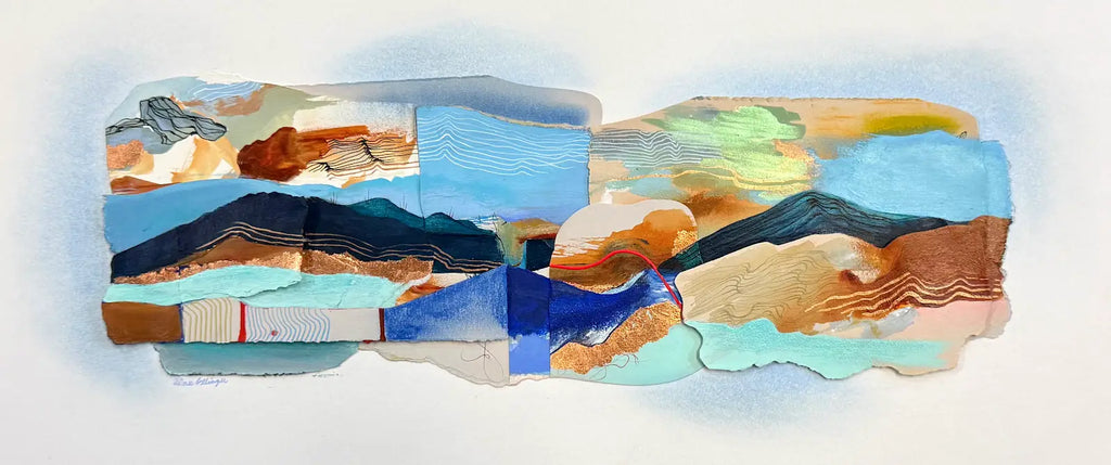 ‘Echos of Blue Series: #1” (2026) by Aimee Ollinger