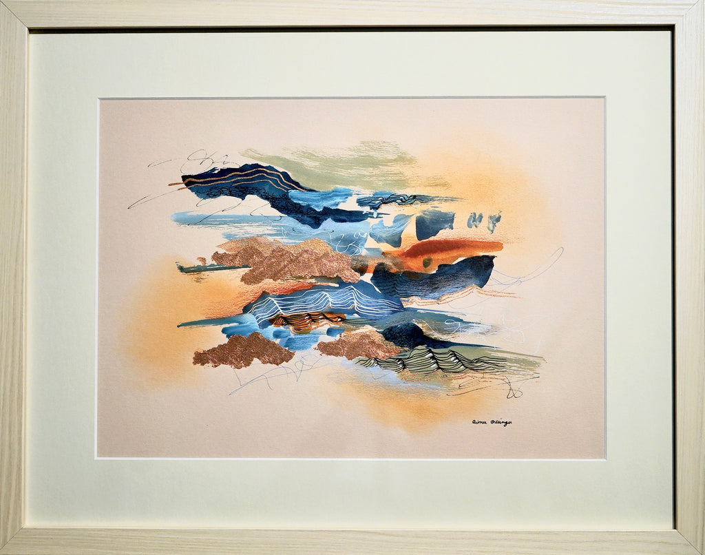 ‘Indigo Strata’ (2026) by Aimee Ollinger