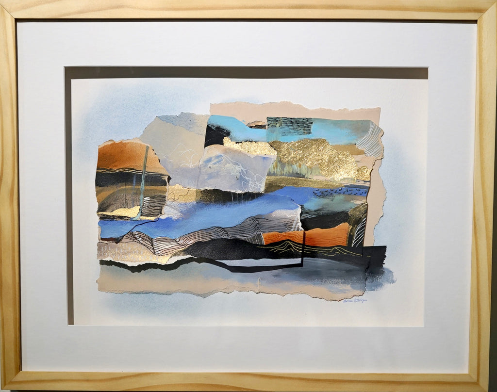 ‘Echos of Blue Series: #2” (2026) by Aimee Ollinger