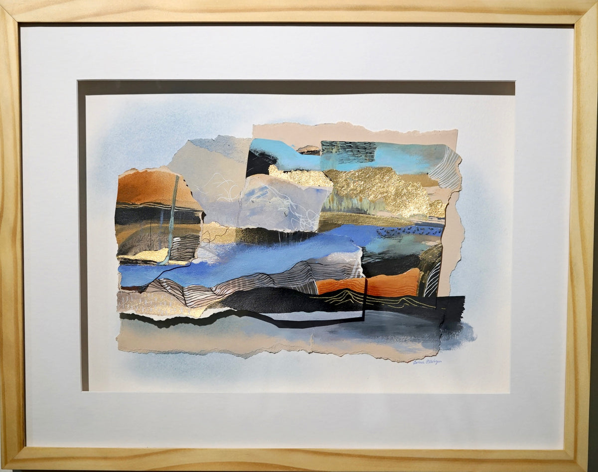 ‘Echos of Blue Series: #2” (2026) by Aimee Ollinger