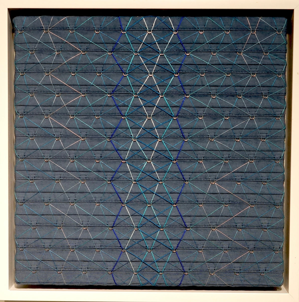 Indigo Squared (2020) by Denise Yaghmourian