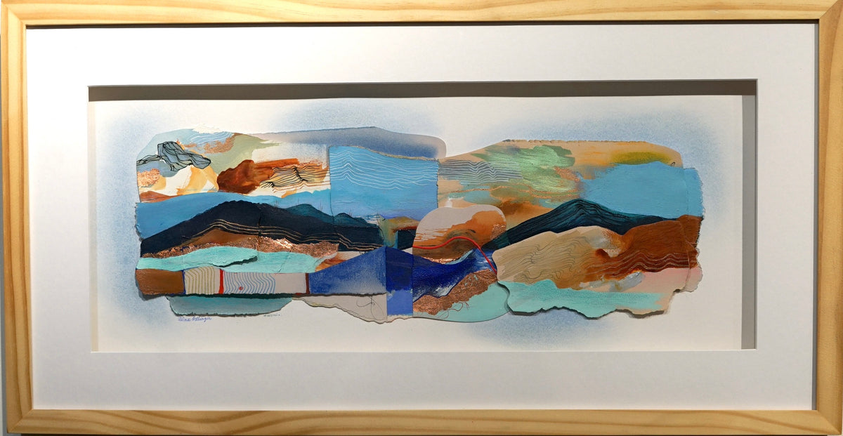 ‘Echos of Blue Series: #1” (2026) by Aimee Ollinger