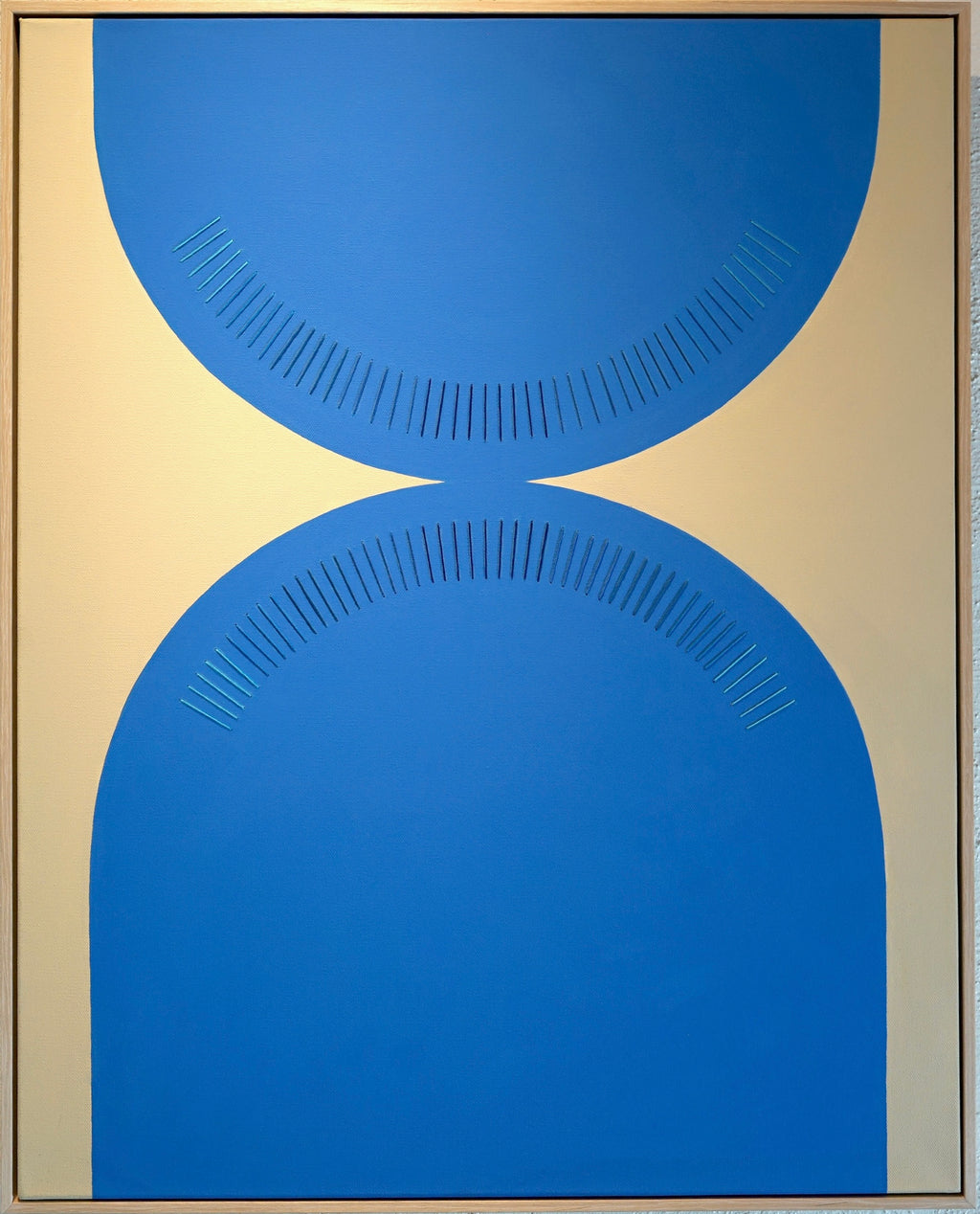 Blue Confluence  (2026) by Denise Yaghmourian