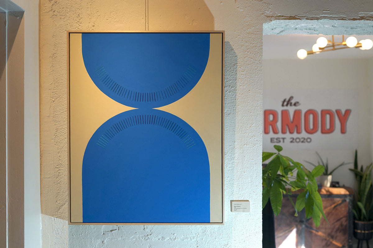 Blue Confluence  (2026) by Denise Yaghmourian