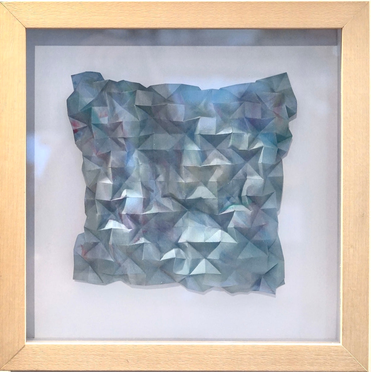 Big Blue Smoosh 2 (2023) by Jenifer Kwan